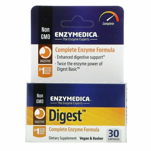 Enzymedica, Digest, комплексная ферментная формула, 30 капсул фото