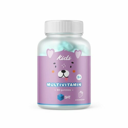 SNT Kids Multivitamin 60 strawberry gummies фото