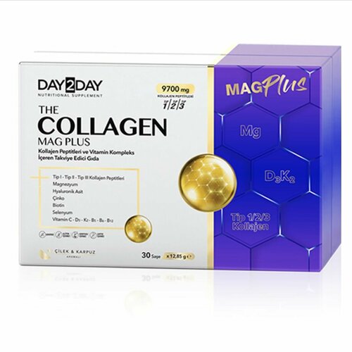 Day 2 Day Collagen Mag Plus, Коллаген + Магний. 30 саше. ORZAX. Турция фото