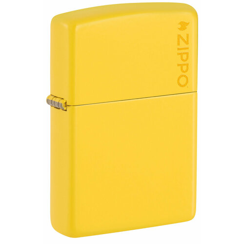 Зажигалка ZIPPO Classic с покрытием Sunflower, латунь/сталь, желтая, глянцевая, 38x13x57 мм фото