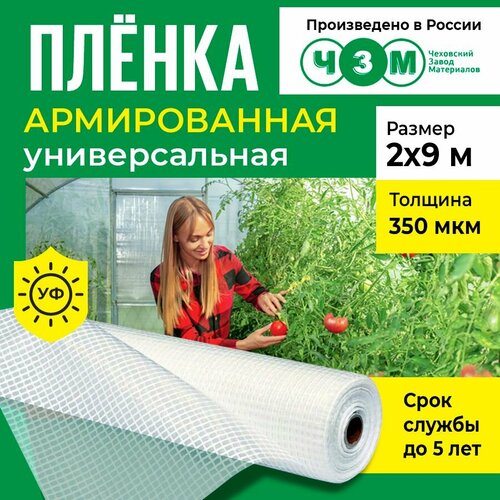 Пленка армированная универсальная 350 мкм, 2х9 м фото