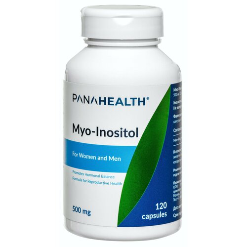 PANAHEALTH Myo-Inositol 500 мг 120 капсул (Мио-Инозитол) (Shandong runxin biotechnology) фото