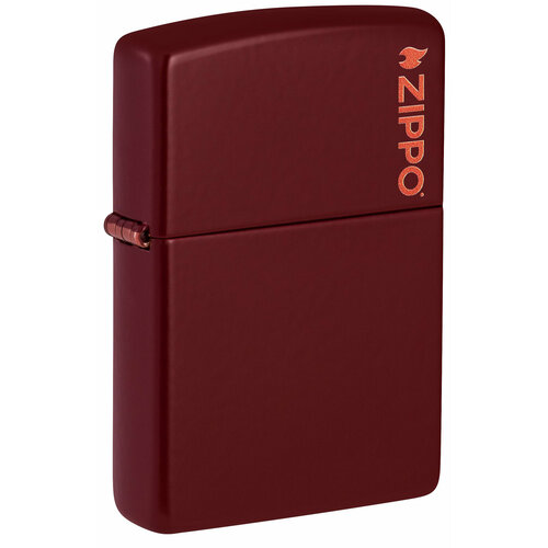 Зажигалка ZIPPO Classic с покрытием Merlot, латунь/сталь, бордовая, глянцевая, 38x13x57 мм фото