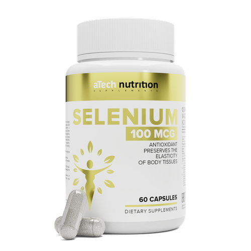 Комплексная добавка к пище SELENIUM (селен) aTech nutrition 60 капсул фото