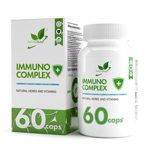 фотография Капсулы NaturalSupp Immuno Complex, 60 шт., купить за 698р