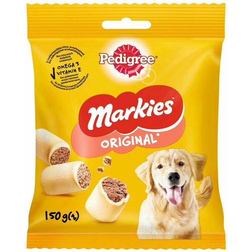 Лакомство для собак Pedigree Markies мясное печенье,15 штук по 150 г фото