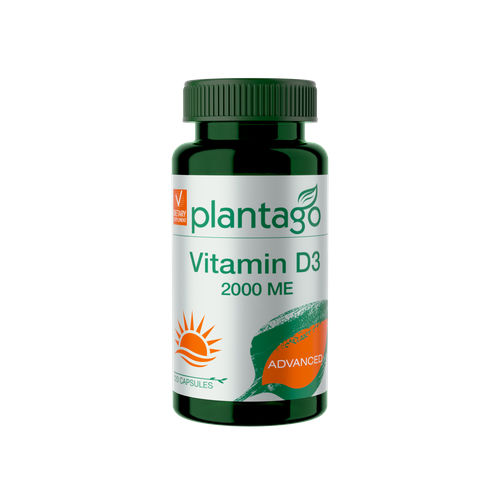 Plantago Vitamin D3 2000 me, Витамин Д3, D3 2000 ME, БАД иммуномодулятор витаминный комплекс для иммунитета, метаболизма / Плантаго фото