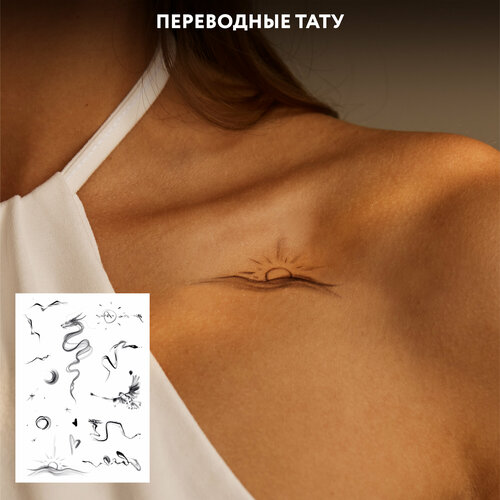 фотография MIAMITATS Переводные тату Noire by Tattoo.Honey (middle), купить за 290р