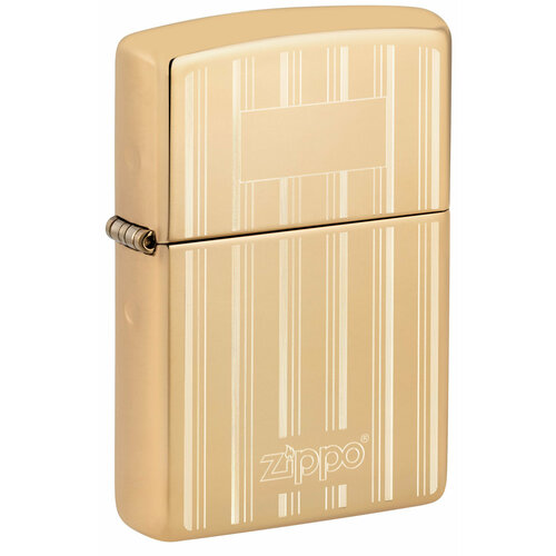 Зажигалка ZIPPO Classic с покрытием High Polish Brass, латунь/сталь, золотистая, 38x13x57 мм фото