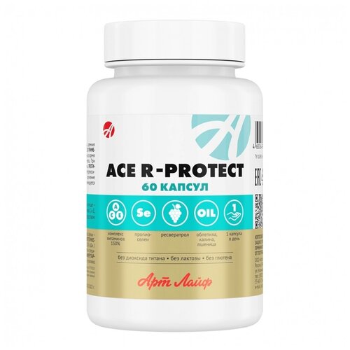 фотография ACE R-protect капс., 80 мл, 80 г, 60 шт., купить за 1916р