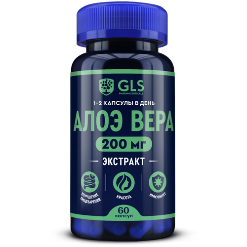 фотография GLS pharmaceuticals GLS Алоэ Вера капс., 30 г, купить за 510р