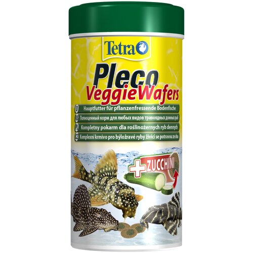 Сухой корм  для  рыб Tetra Pleco Veggie Wafers, 250 мл, 110 г фото