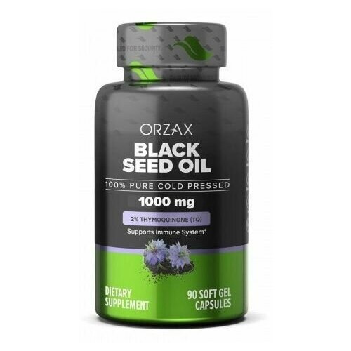 Orzax Black Seed Oil / Орзакс Масло черного тмина 1000 мг фото