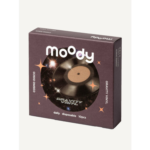 Контактные линзы Moody Cosmo Disco, 10 шт., R 8,5, D -1,75, Gravity Vinyl, 1 уп. фото