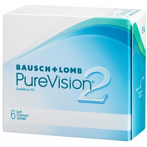 Контактные линзы Bausch & Lomb PureVision 2 HD., 6 шт., R 8,6, D -8,5 фото