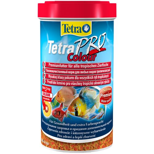 Сухой корм  для  рыб, рептилий, ракообразных Tetra TetraPro Colour, 500 мл, 110 г фото