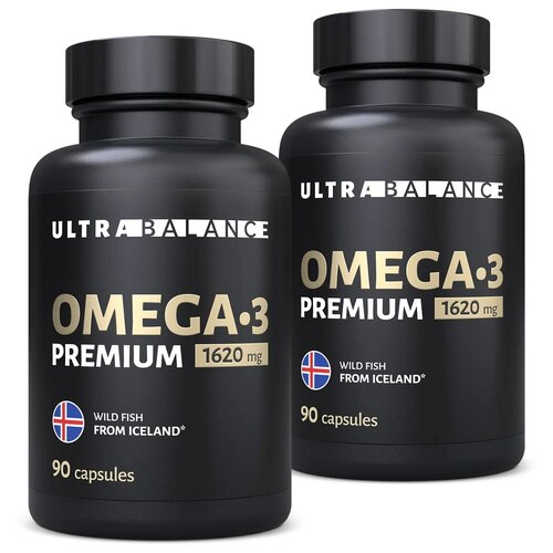 Омега 3 рыбий жир UltraBalance Omega-3 витамины для женщин и мужчин капсулы 1620 мг 180 шт фото