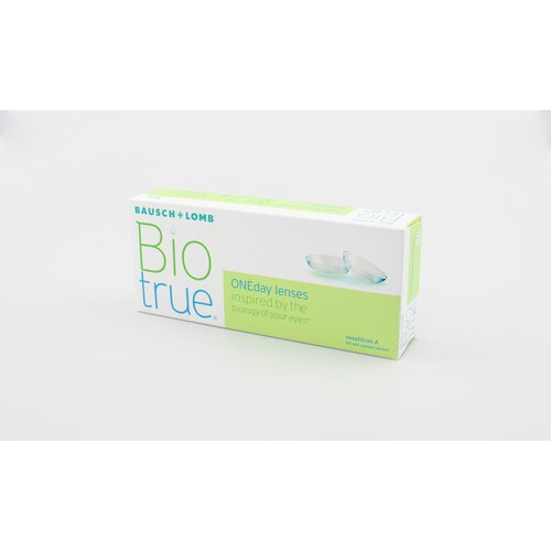 Контактные линзы Bausch & Lomb Biotrue ONEday, 30 шт., R 8,6, D -0,5, 1 уп. фото