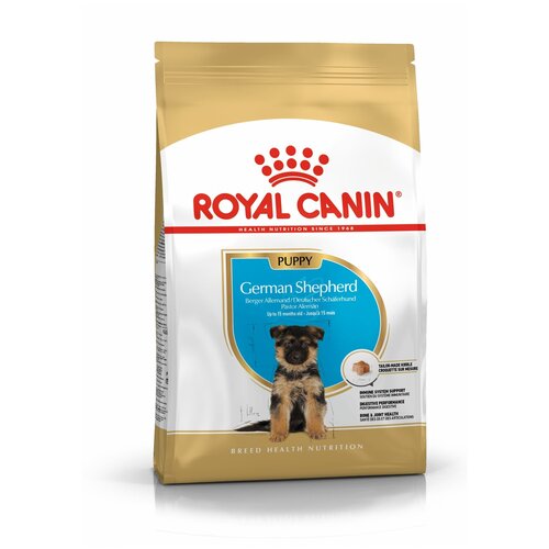 Сухой корм для щенков Royal Canin Немецкая овчарка до 15 месяцев, для поддержания иммунитета 1 уп. х 2 шт. х 3000 г (для мелких пород) фото