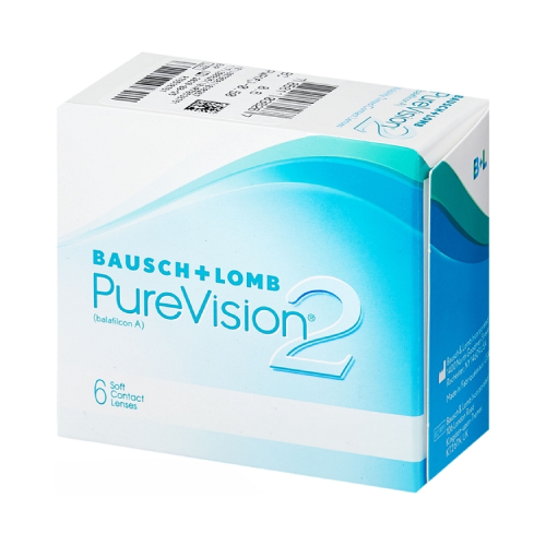 Контактные линзы Bausch & Lomb PureVision 2 HD., 6 шт., R 8,6, D +5 фото