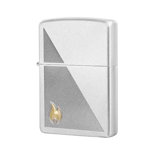 фотография Zippo Classic зажигалка бензиновая Satin Chrome 56.7 г, купить за 4500р