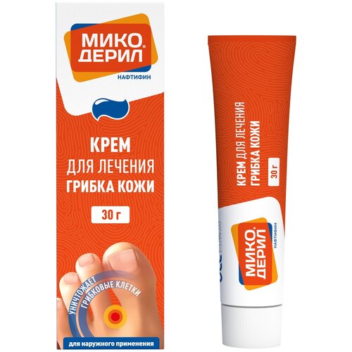 фотография Микодерил крем д/нар. прим., 1%, 30 г, купить за 805р