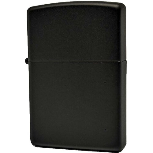 фотография Зажигалка ZIPPO Classic с покрытием Black Matte, латунь/сталь, чёрная, матовая, 38x13x57 мм, купить за 5630р