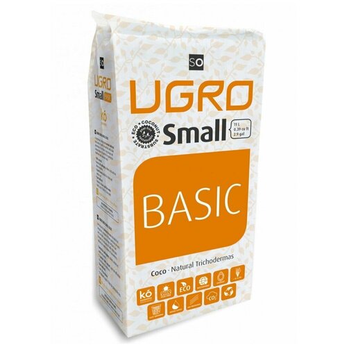 Кокосовый субстрат UGro Basic Small 11л (не требует промывки) фото