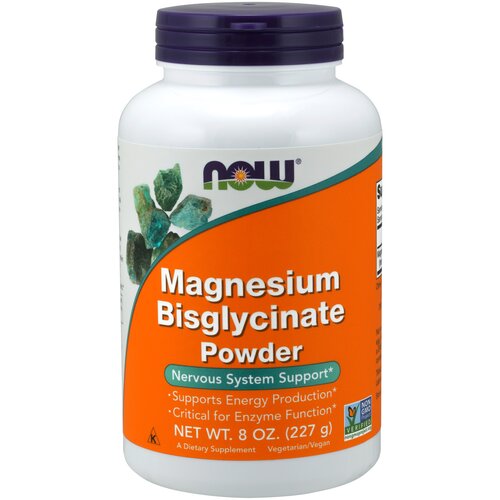 фотография Порошок NOW Magnesium Bisglycinate, 227 г, 227 мл, купить за 4060р