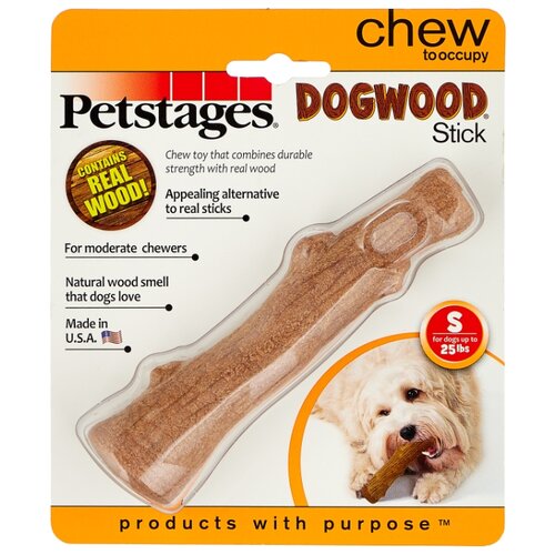 Набор игрушек   для собак  Petstages Dogwood Палочка (217YEX),  бежевый фото