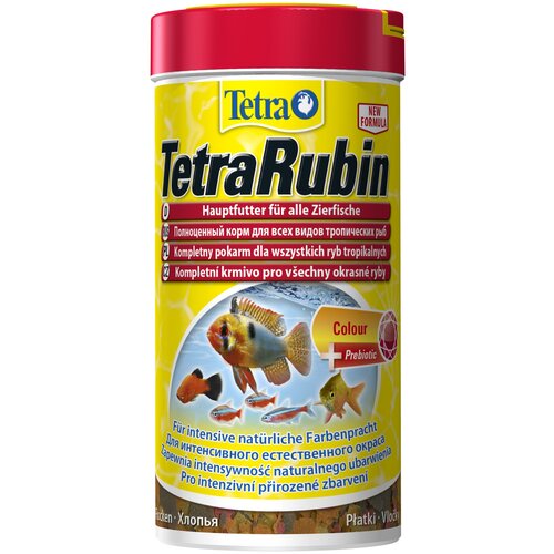 Сухой корм  для  рыб, рептилий, ракообразных Tetra TetraRubin Flakes, 250 мл, 52 г фото