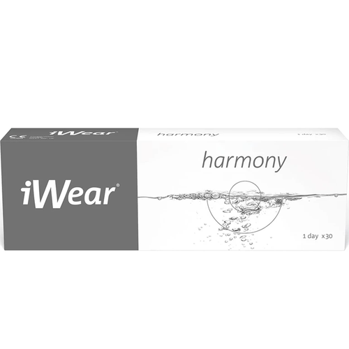 Контактные линзы iWear Harmony, 30 шт., R 8,4, D -5,75 фото