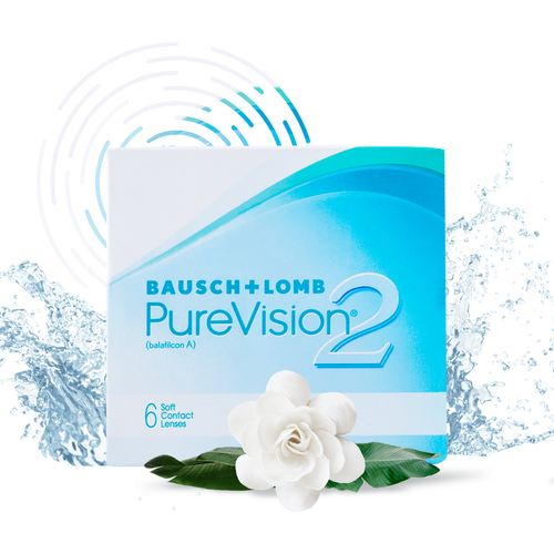 Контактные линзы Bausch & Lomb PureVision 2 HD., 6 шт., R 8,6, D -10,5 фото