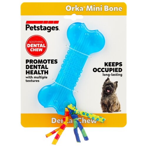 фотография Косточка   для собак  Petstages Orka mini (221REX),  синий, 1шт., купить за 598р