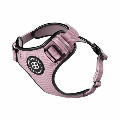 Шлейка Premium Dog Harness v2.0 TWEED BullyBillows (розовый / M) фото