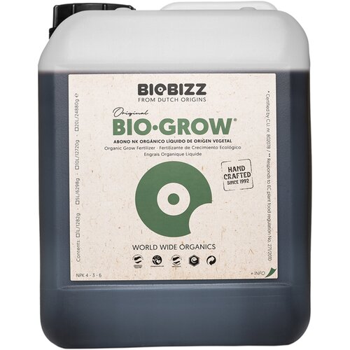 Удобрение для растений BioBizz Bio Grow 5000мл, органическое удобрение на стадию вегетации фото