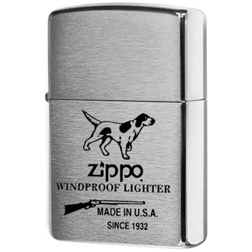 фотография Zippo Classic зажигалка бензиновая Brushed Chrome  56.7 г, купить за 4300р