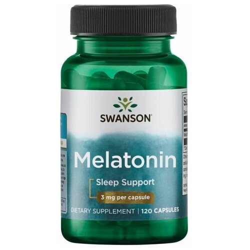 Мелатонин , Swanson Melatonin 3 мг 120 капсул фото