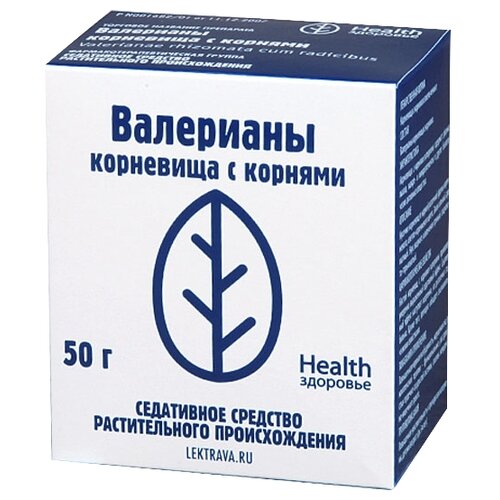 Здоровье Health корневище Валерианы, 50 г фото