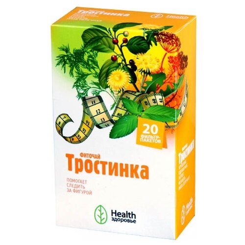 Здоровье Health чай Тростинка ф/п, 30 г, 20 шт. фото