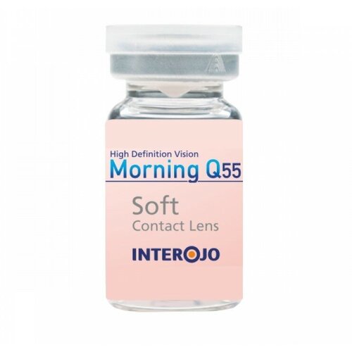 Контактные линзы Interojo Morning Q55 vial, 1 шт., R 8,6, D -6 фото