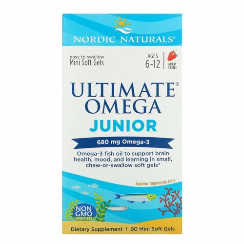 Nordic Naturals Ultimate Omega Junior (680 мг) 90 мини-капсул фото