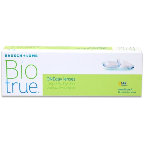 Контактные линзы Bausch & Lomb Biotrue ONEday, 30 шт., R 8,6, D -11,5, 1 уп. фото