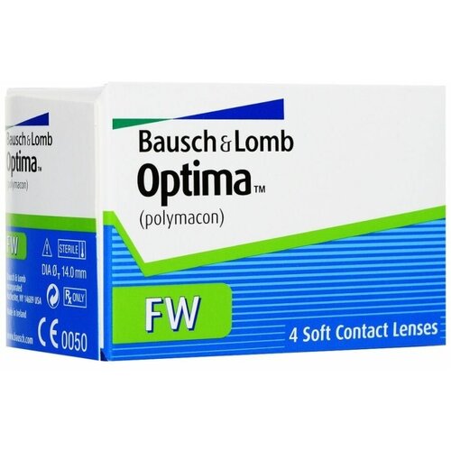 Контактные линзы Bausch & Lomb Optima FW, 4 шт., R 8,7, D -2,25 фото