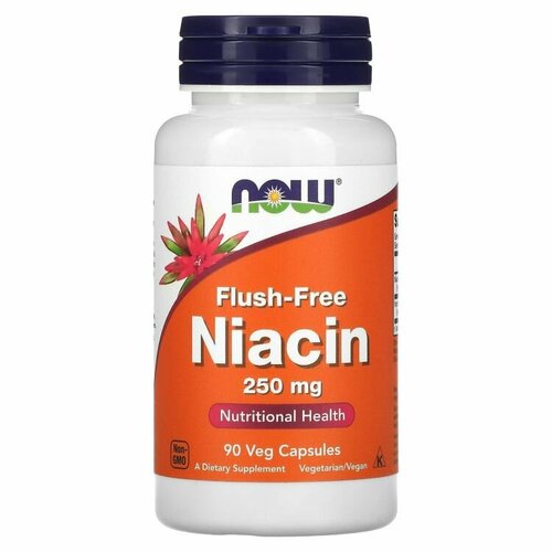 Now Niacin Flush-Free 250 mg 90 капс. фото