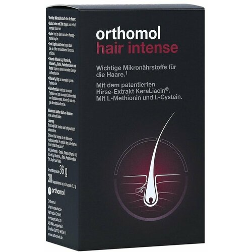 Orthomol Hair Intense - Ортомол Хэйр Интенс (Германия) 60 капсул (курс 30 дней) витамины для здоровья и красоты волос фото