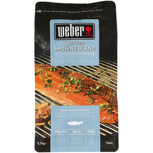 Weber Щепа для копчения, смесь для рыбы, 700 г, 0.7 кг, 1 уп. фото