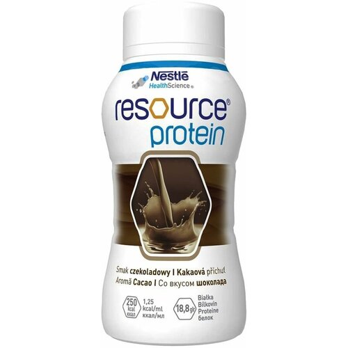 Resource (Nestle) Protein, готовое к употреблению, 200 мл, шоколад фото