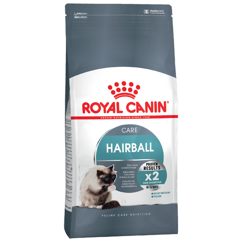 Сухой корм для кошек Royal Canin Hairball Care для взрослых кошек от 1 до 12 лет для профилактики образования волосяных комочков 2 уп. х 400 г фото