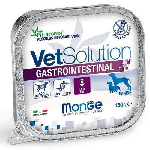 фотография Влажный корм Monge VetSolution Dog Gastrointestinal 150г х 6шт, купить за 1856р